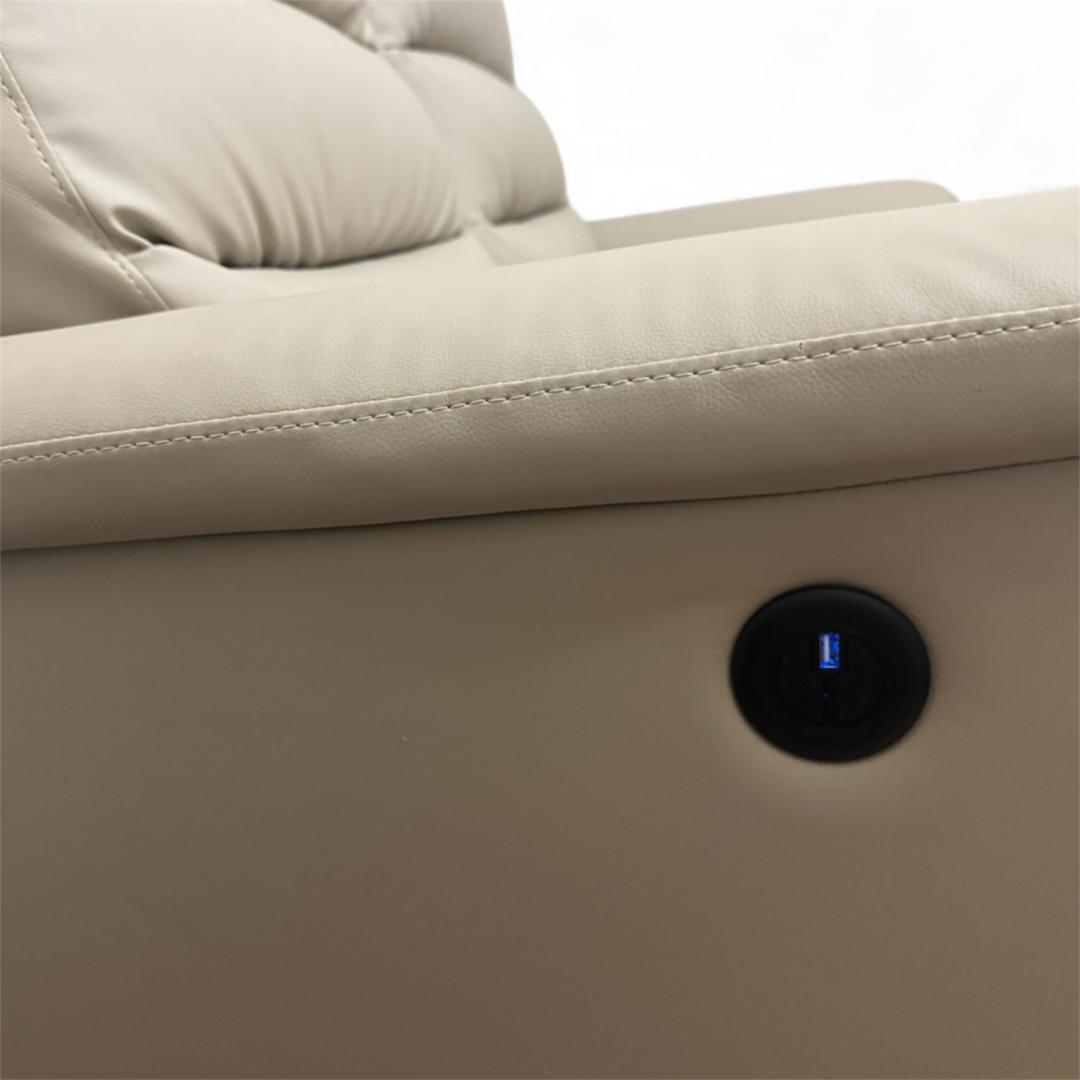 ニトリ 電動二人がけソファ Nビリーバ2 抗ウィルスNシールドBE