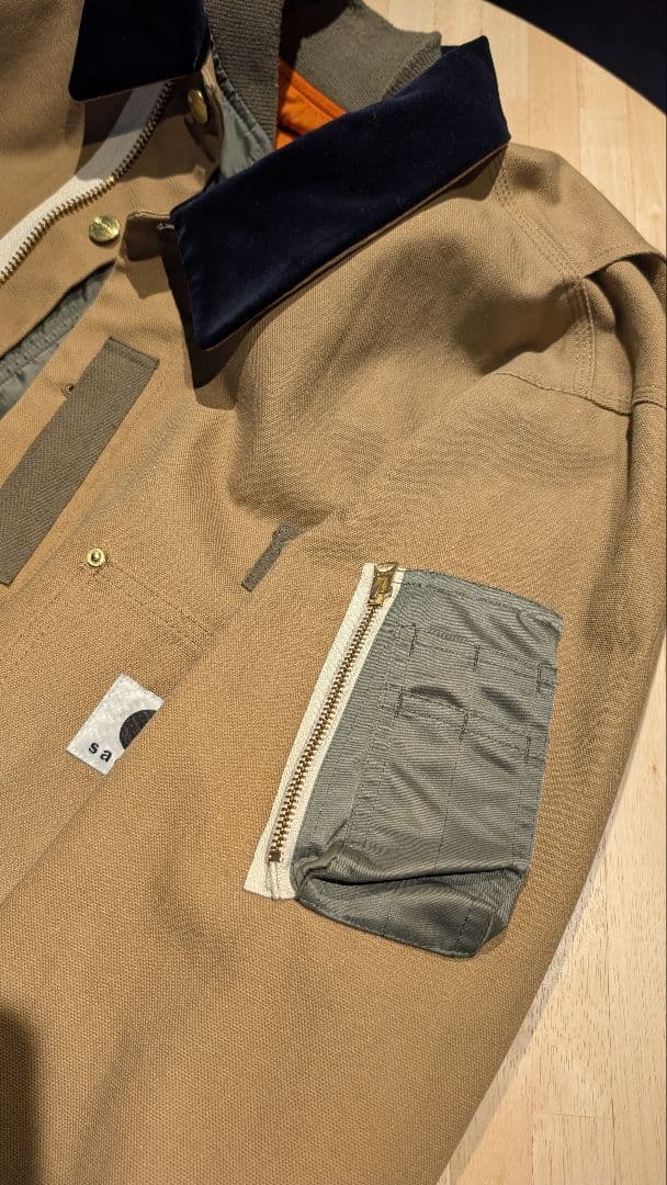 値下中【サイズ3(L〜XL相当)】sacai ×Carhartt WIP MA1