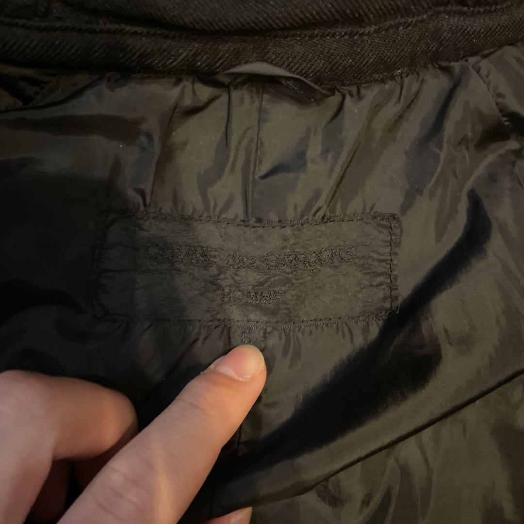 2011 ポリ縮 comme des garcons homme モッズ コート