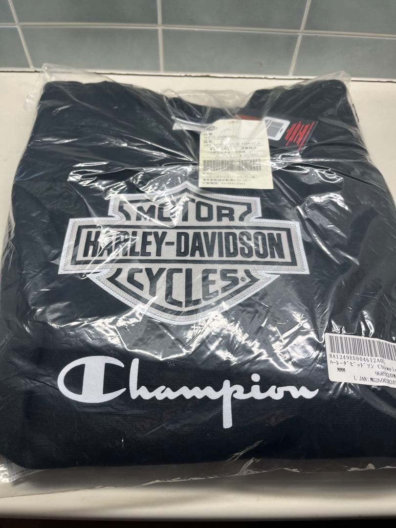 新品未使用！Champion × Harley-Davidson スウェット L