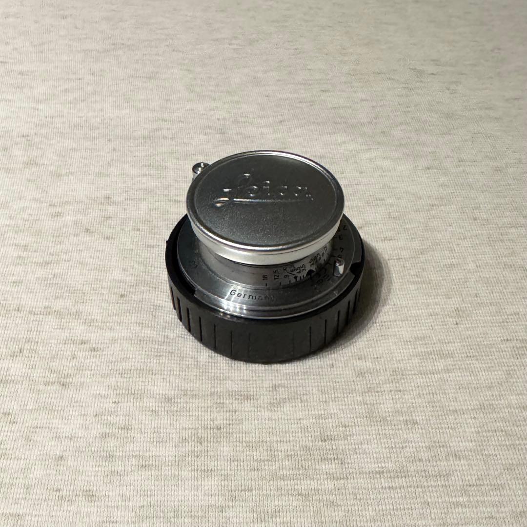 elmar 50mm f3.5 整備済み + フードVALOO・L/Mリング