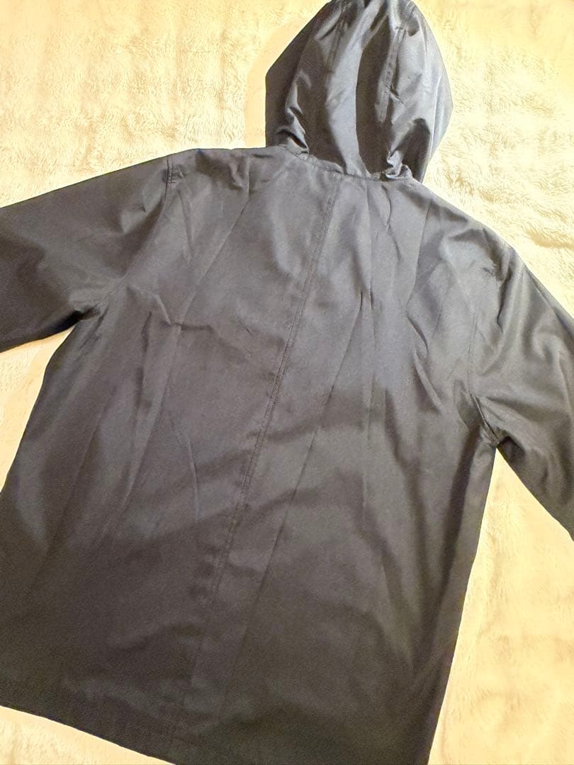 バーバリーブルーレーベル黒チェック柄裏地ポリエステルジャケット