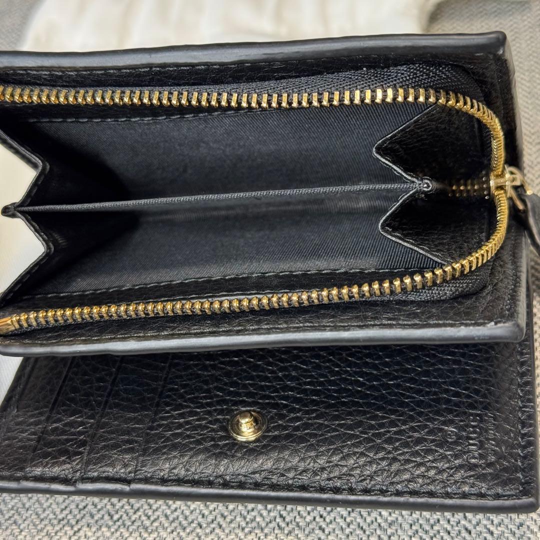 GUCCI グッチ GGエンブレム スモールウォレット 二つ折り財布