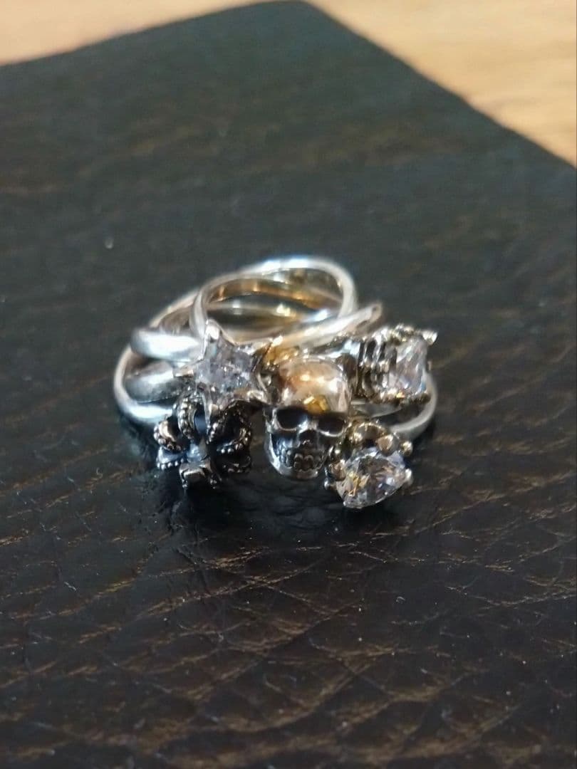 JustinDavis　TINKLE BERRY RINGクリア（10〜11号）