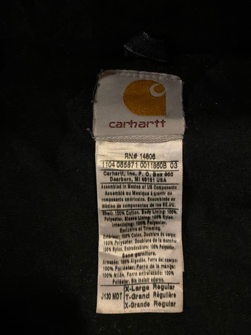 Carhartt J130 MDT フード付きジャケット L