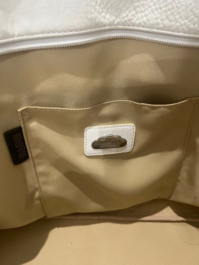 muta 迷彩柄 ホワイト トートバッグ