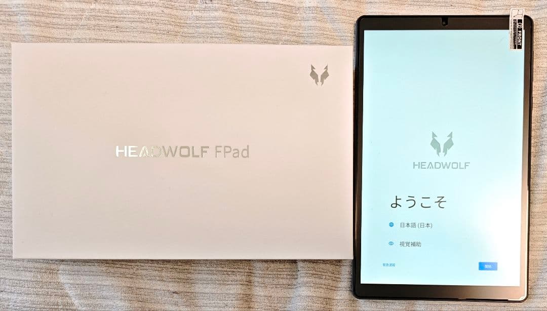 【起動確認のみ】HEADWOLF FPad7 F7 256GB 保護フィルム付き