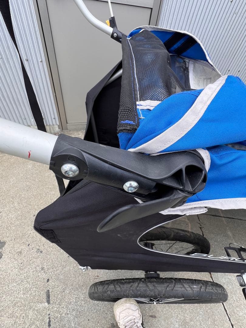 BURLEY 子供用自転車トレーラー 青/黒