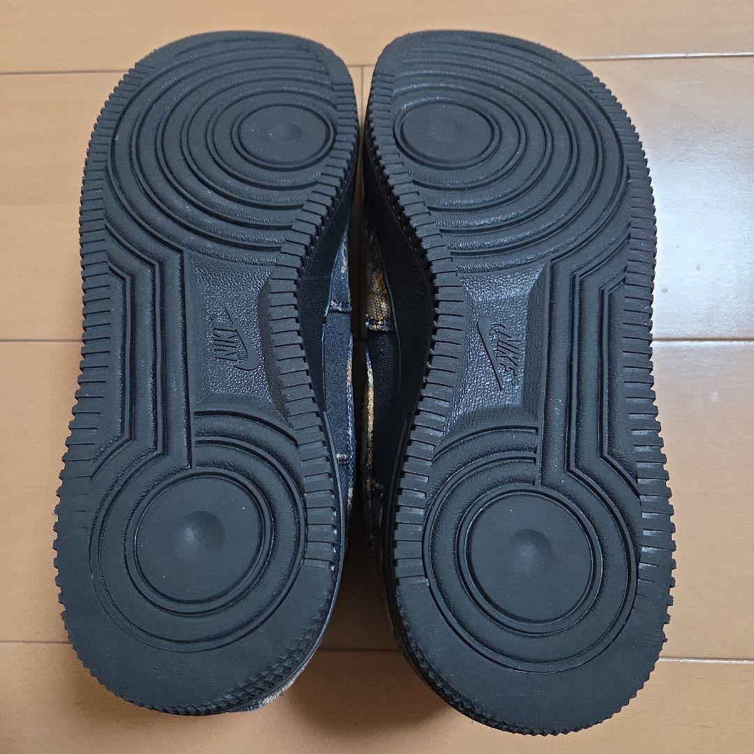 ナイキ エアフォースワン 黒 リアルツリー カモフラージュ 27cm