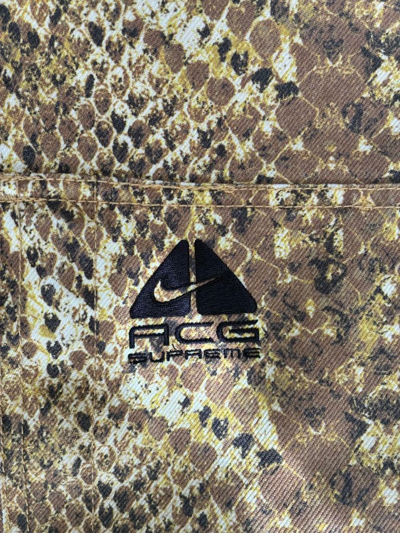 supreme NIKE ACG denim pullover パイソン