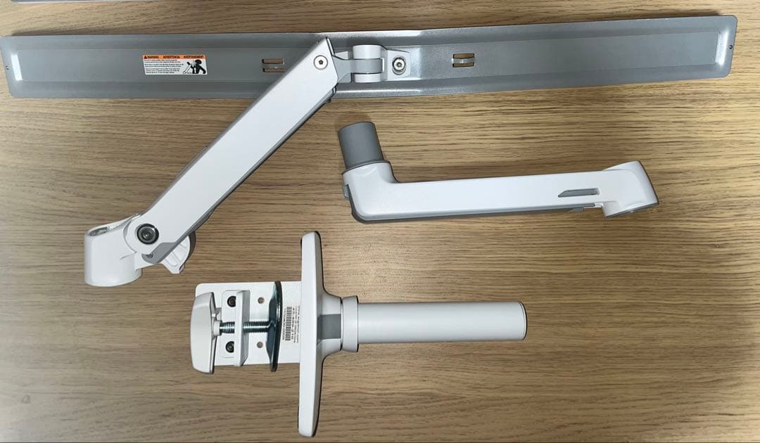 エルゴトロン LX デュアル ダイレクトアーム ホワイト