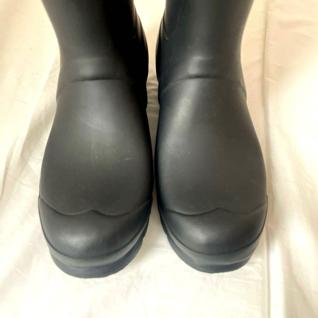 【美品】HUNTER ハンター　長靴　ブラック UK 6 エコメルカリ便