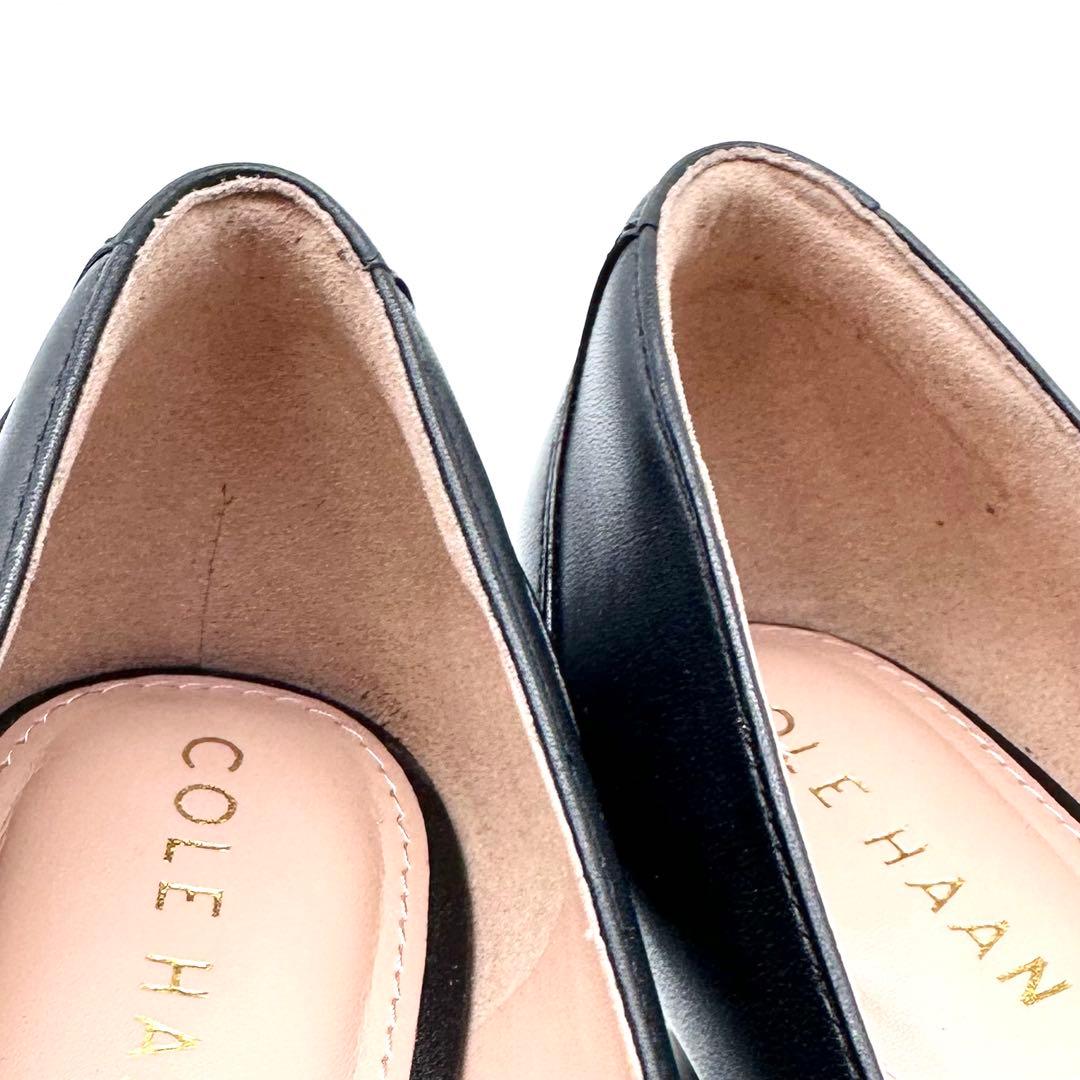 ほぼ未使用✨コールハーン ブレンリー パンプス ヒール 本革 黒 24.5cm位