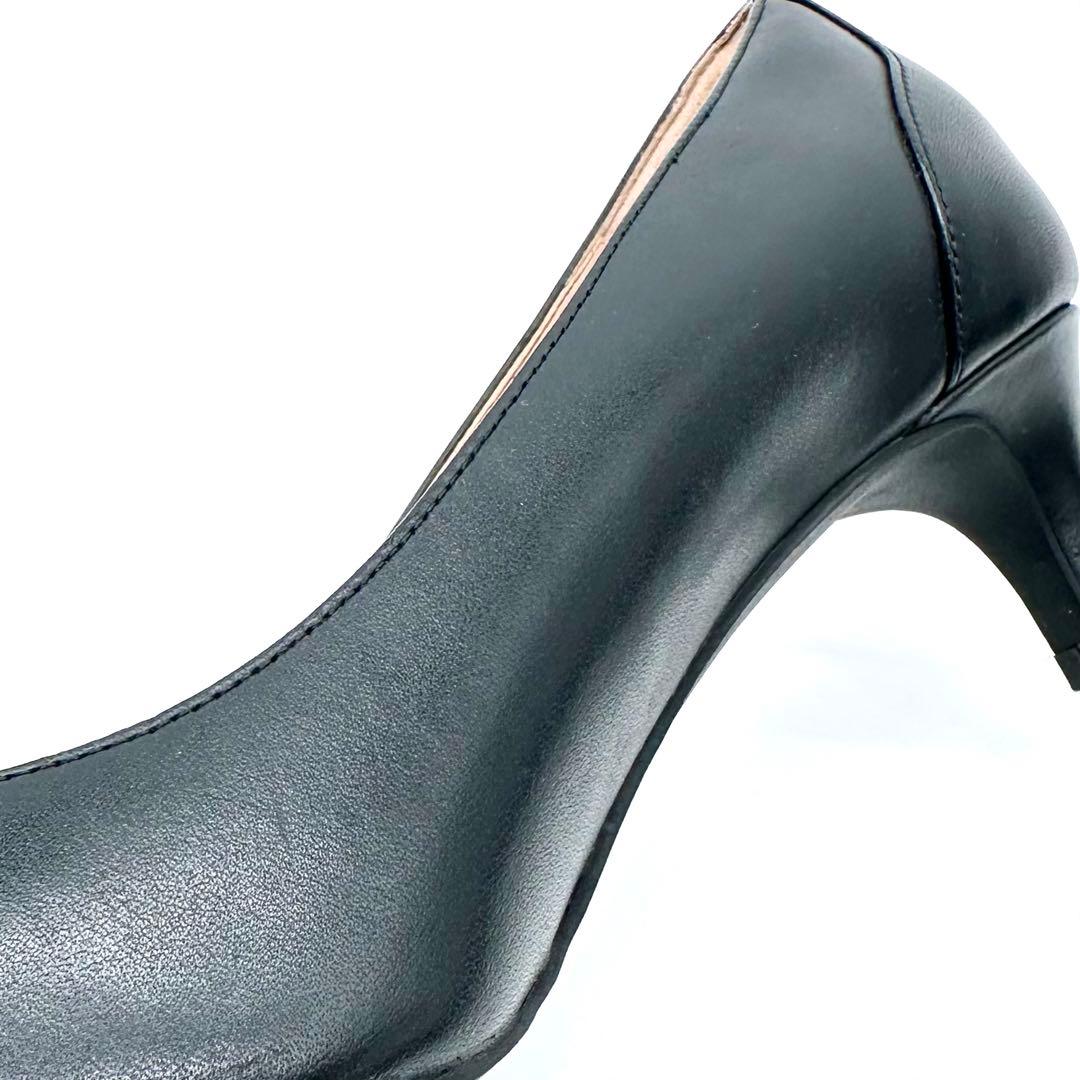 ほぼ未使用✨コールハーン ブレンリー パンプス ヒール 本革 黒 24.5cm位