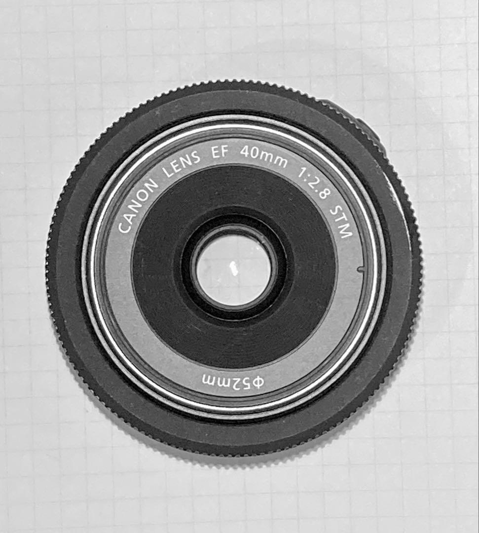 Canonパンケーキ/EF40mm f/2.8 STM/フード&フィルタ付