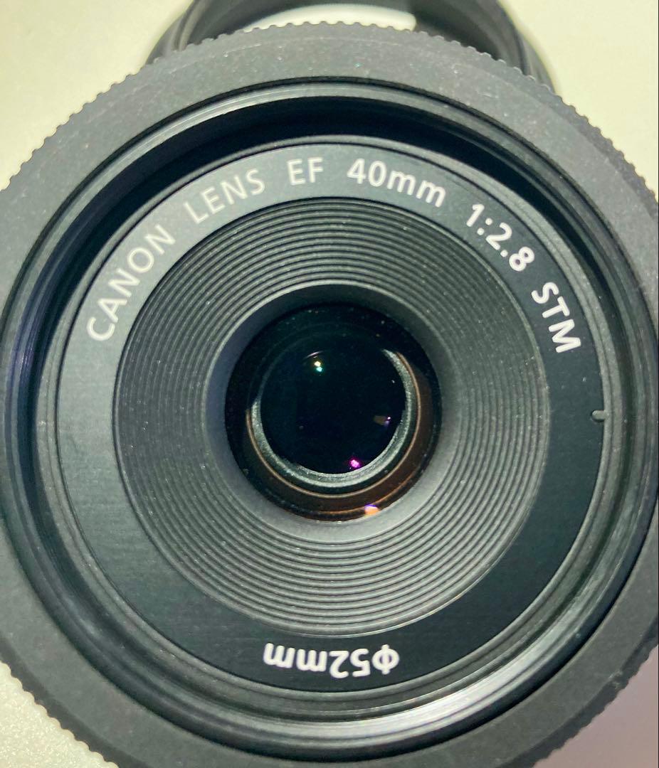 Canonパンケーキ/EF40mm f/2.8 STM/フード&フィルタ付