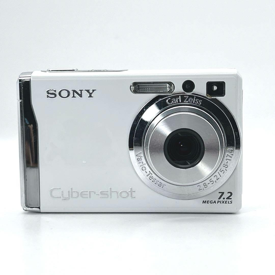 SONY ソニー サイバーショット DSC-W80 デジカメ コンデジ ホワイト