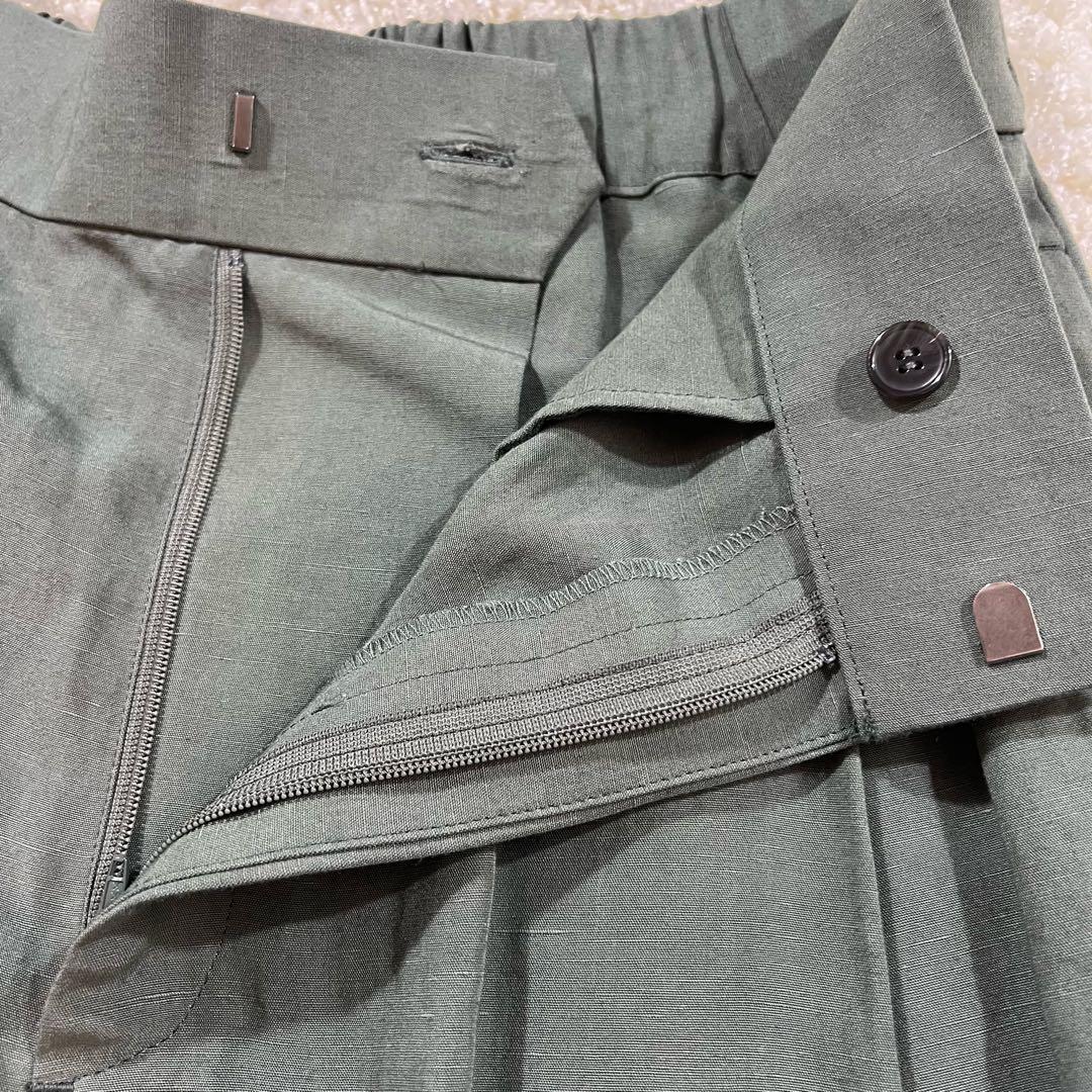 SACRA サクラ リネン混 ワイドパンツ Mサイズ