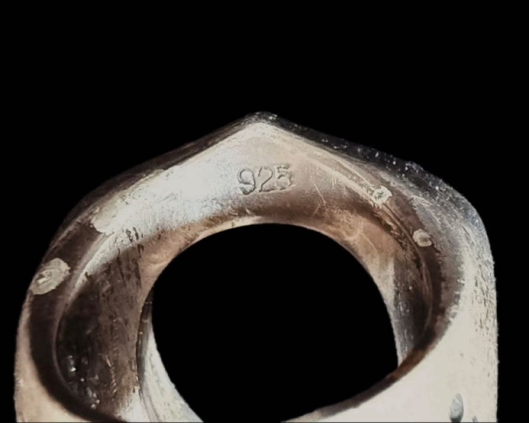 ホースシューリング　シルバー　925　6号　馬蹄　指輪　テンダーロイ