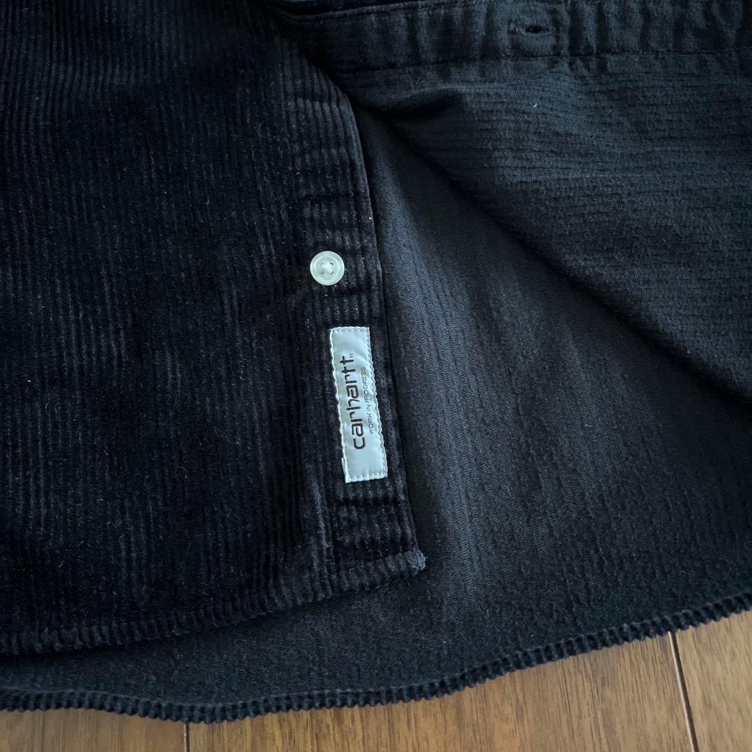 carhartt コーデュロイシャツ M ブラック