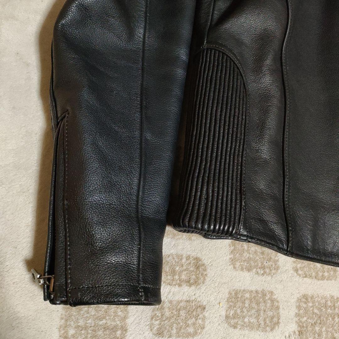 レアカラー美品　Harley-Davidson 本革レザージャケット　刺繍入