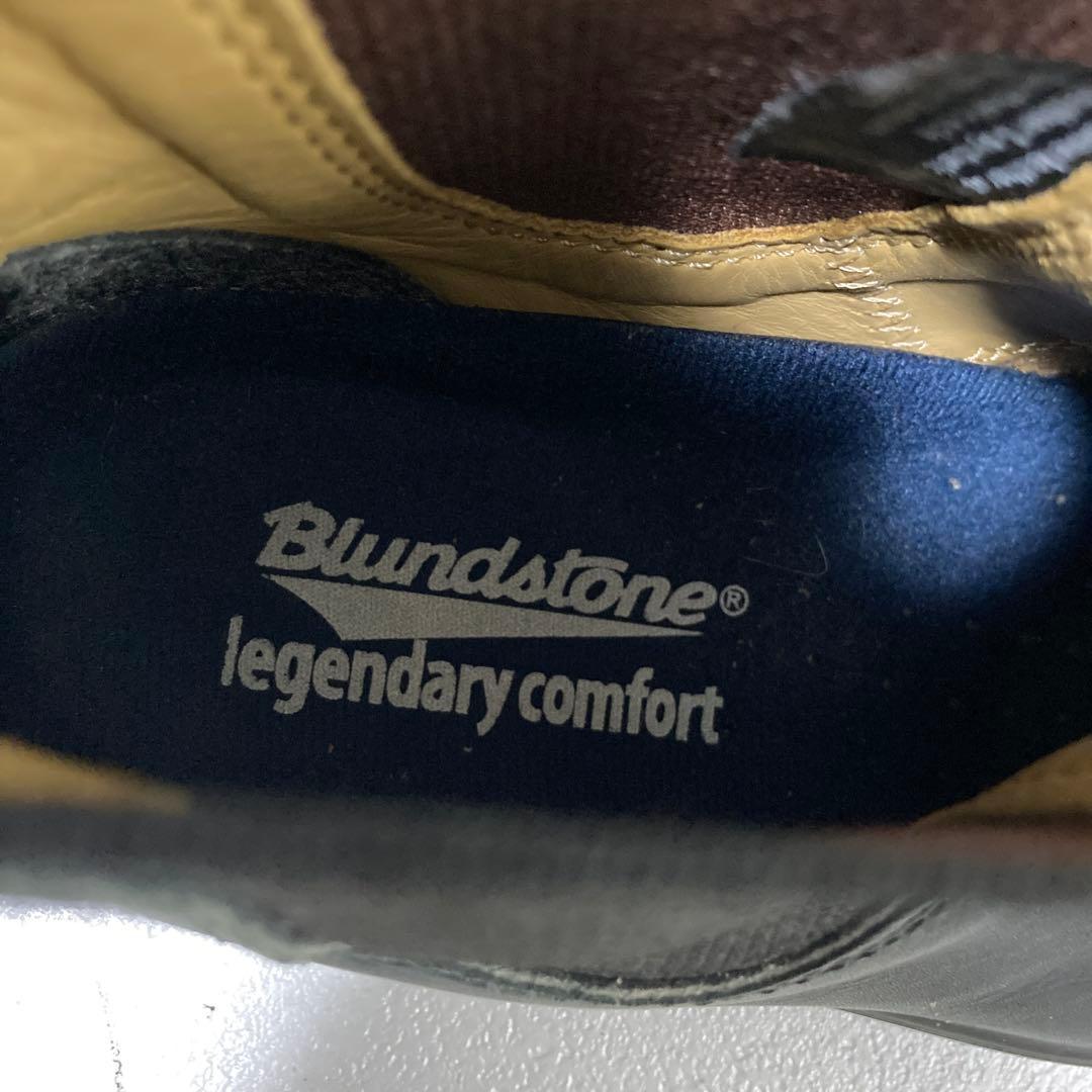 美品 ブランドストーン サイドゴアブーツ 本革 UK3 ショートブーツ 黒