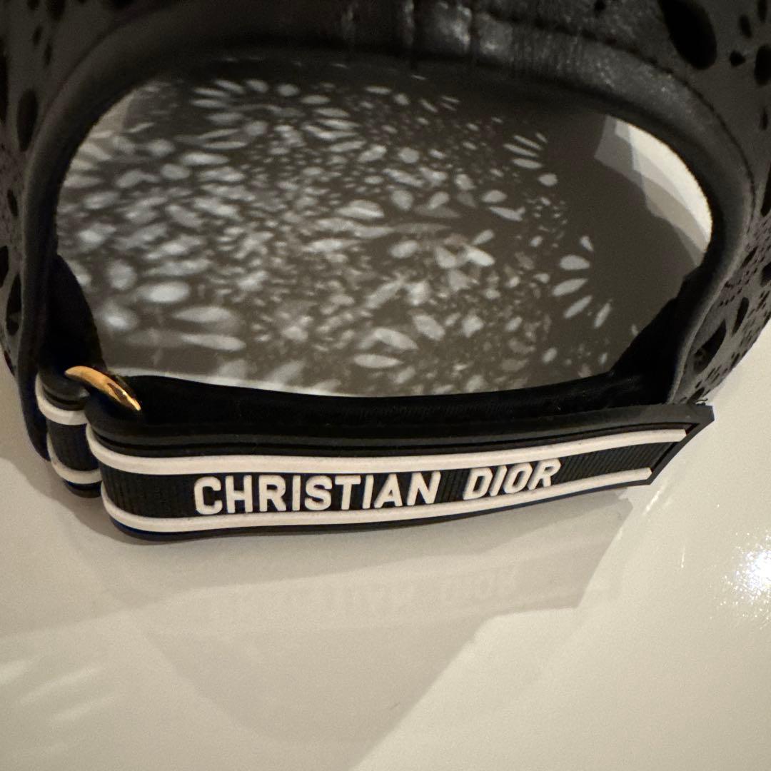 CHRISTIAN DIOR 花柄パンチングキャップ