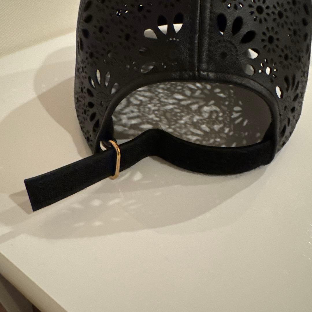 CHRISTIAN DIOR 花柄パンチングキャップ