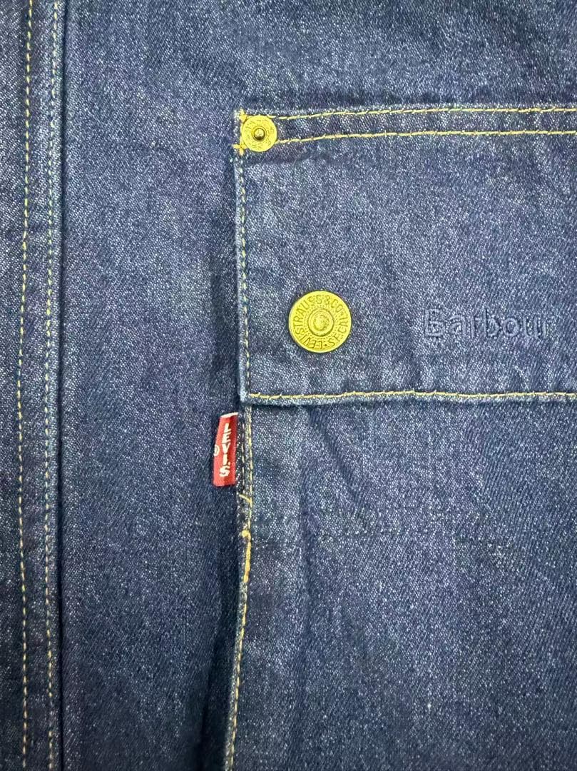 Barbour × Levis ネイビー デニム カバーオールS即日発送
