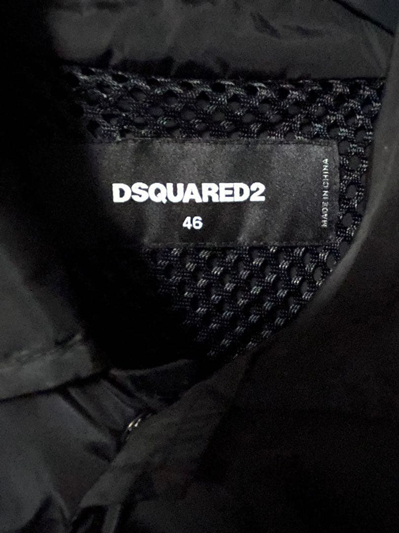DSQUARED2 ブラック コーチジャケット 46