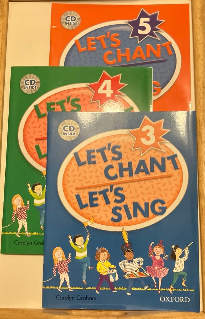 Let's Chant, Let's Sing 1, 2, 3, 4, 5セット