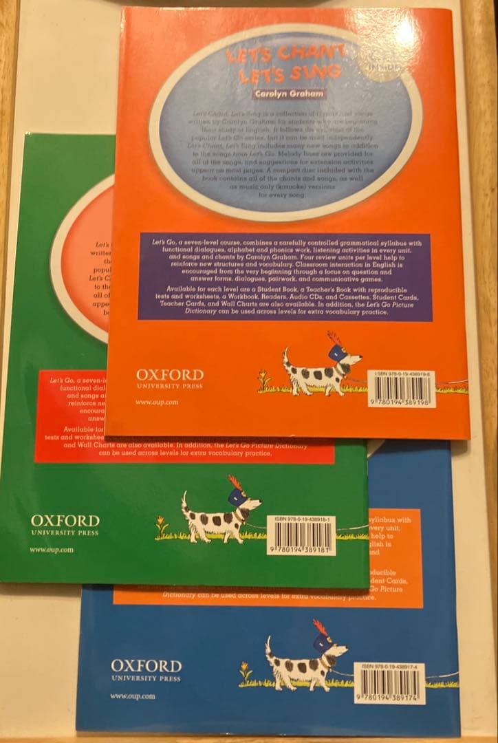 Let's Chant, Let's Sing 1, 2, 3, 4, 5セット