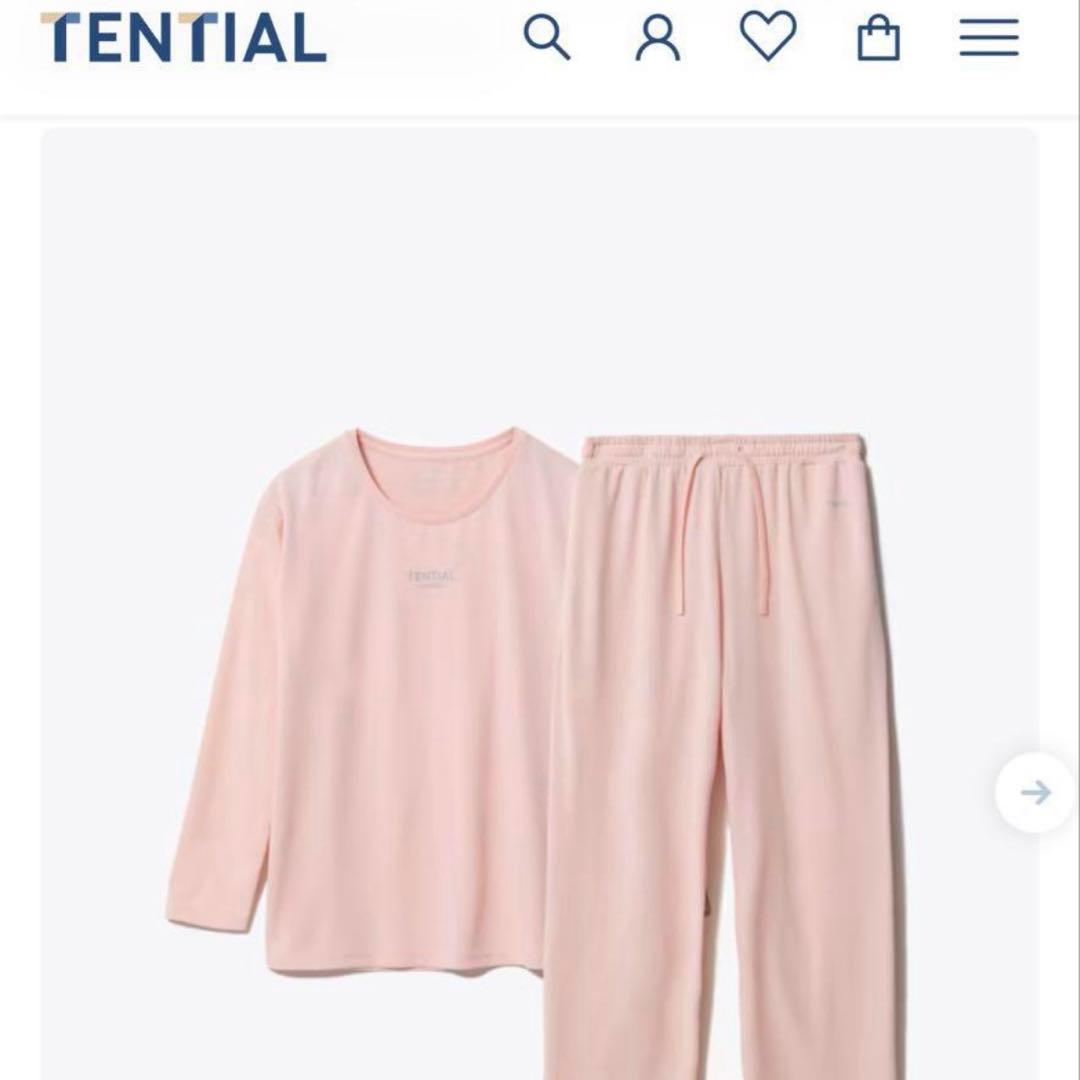 TENTIAL ドライ Women's パジャマ セット　ピンク　Mサイズ
