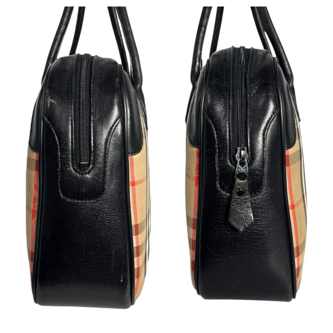 BURBERRY バーバリー　ボストンバッグ　ノバチェック　シャドーホース　41