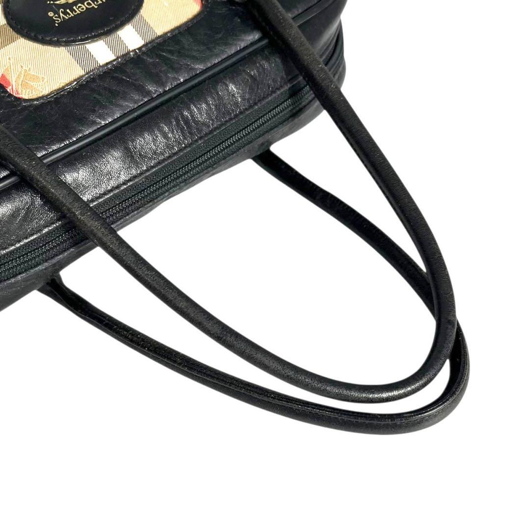 BURBERRY バーバリー　ボストンバッグ　ノバチェック　シャドーホース　41