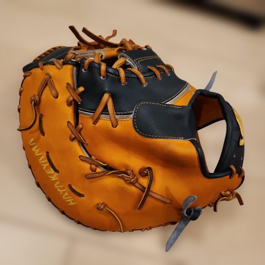 【最終値下げ】ハタケヤマ　ゴールドオーダー　軟式　ファーストミット