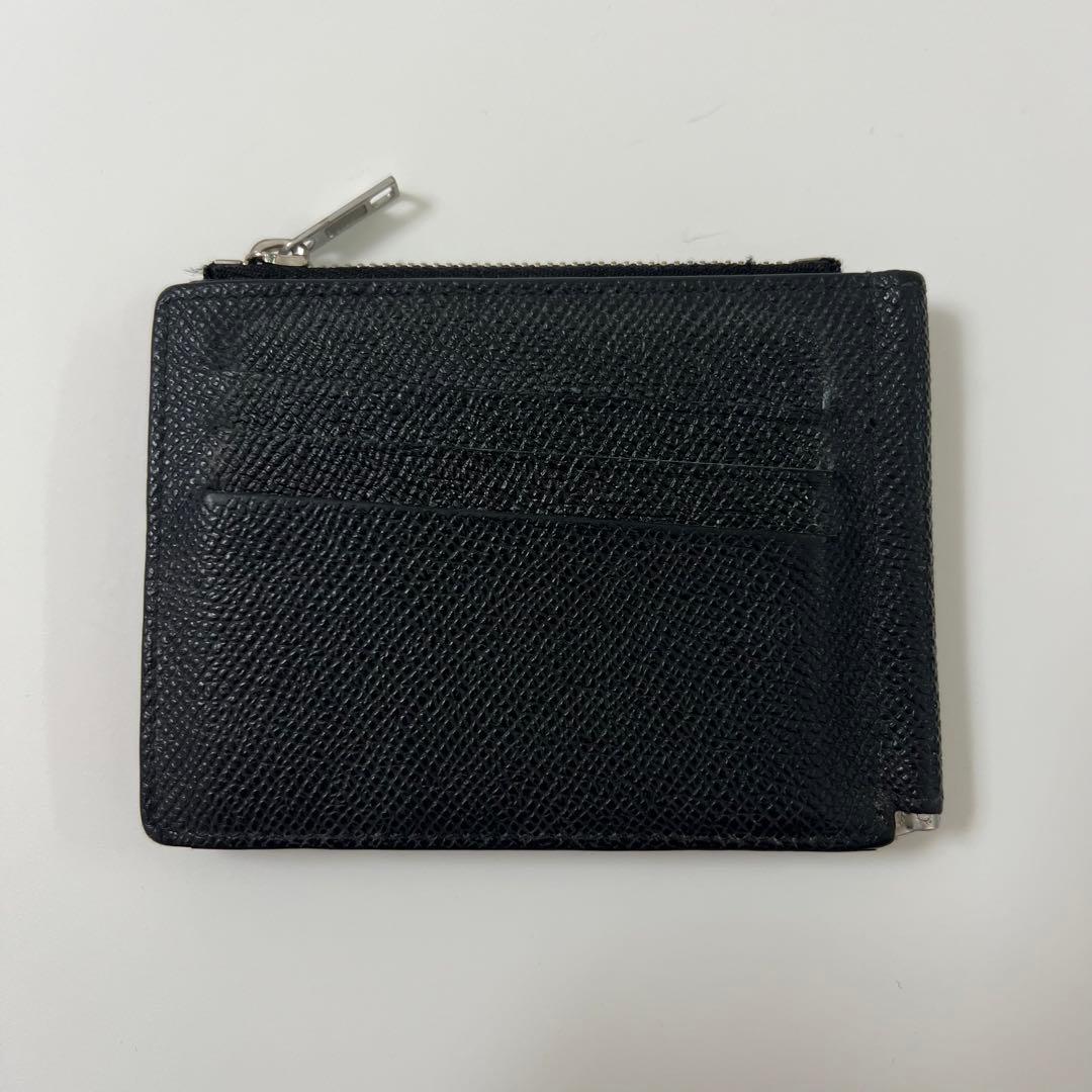 Maison Margiela マネークリップ ブラックレザー