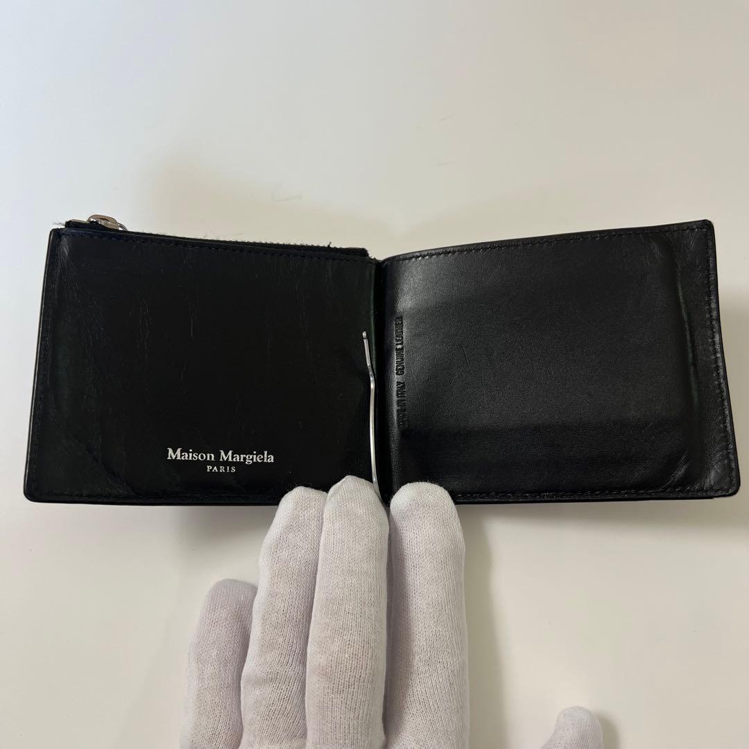 Maison Margiela マネークリップ ブラックレザー