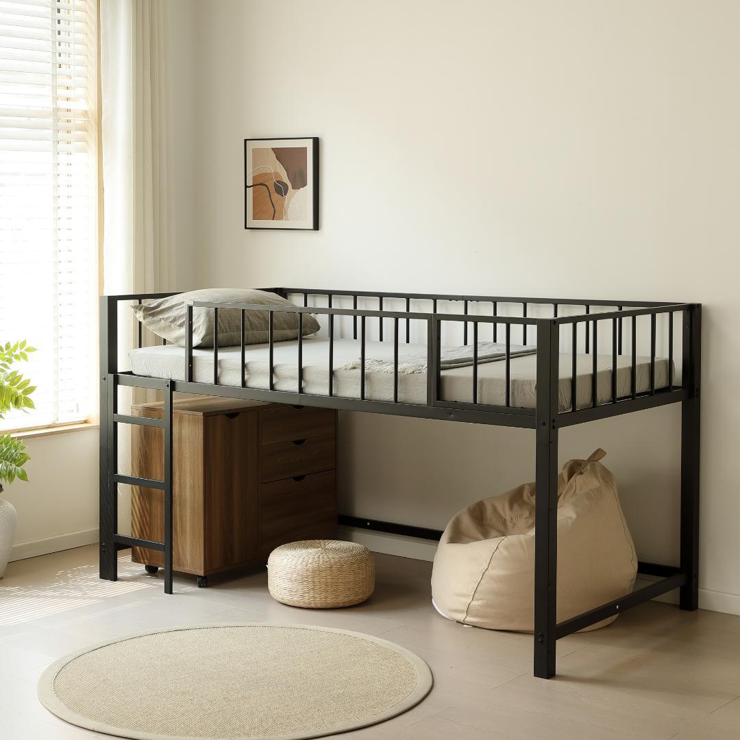 ロフトベッド 高さ110cm ロフトベッド 左右入れ替え ロータイプ