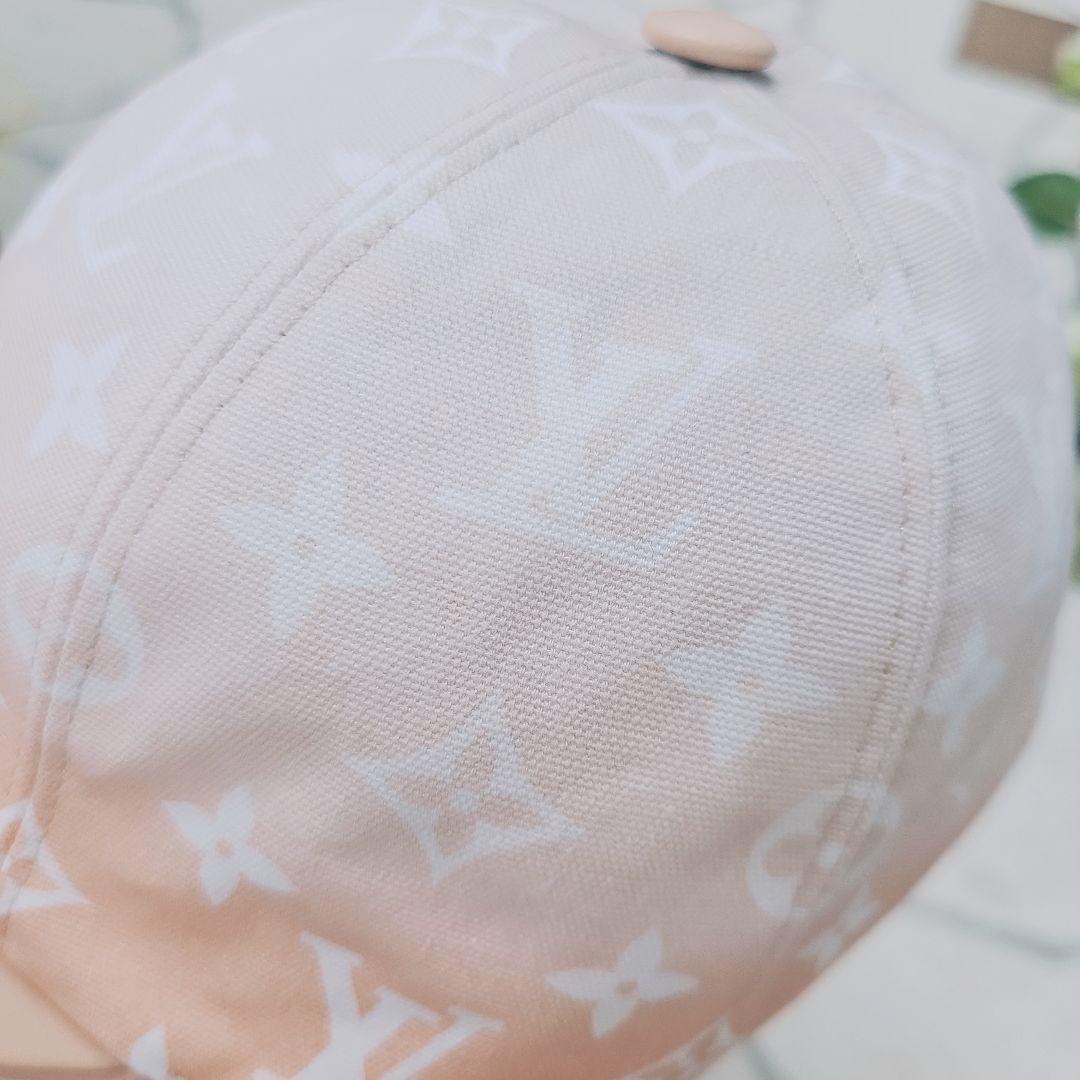 美品✨LOUIS VUITTON モノグラムキャップ　グラデーション　ピンク　M