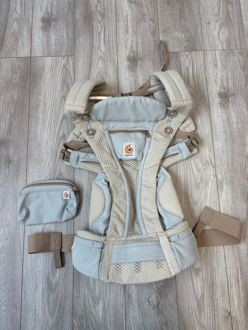 エルゴベビー 抱っこ紐 メッシュ ベージュ オムニブリーズ