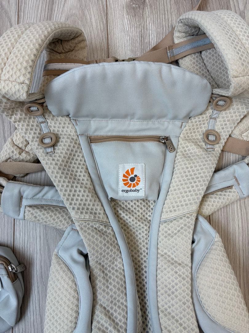 エルゴベビー 抱っこ紐 メッシュ ベージュ オムニブリーズ