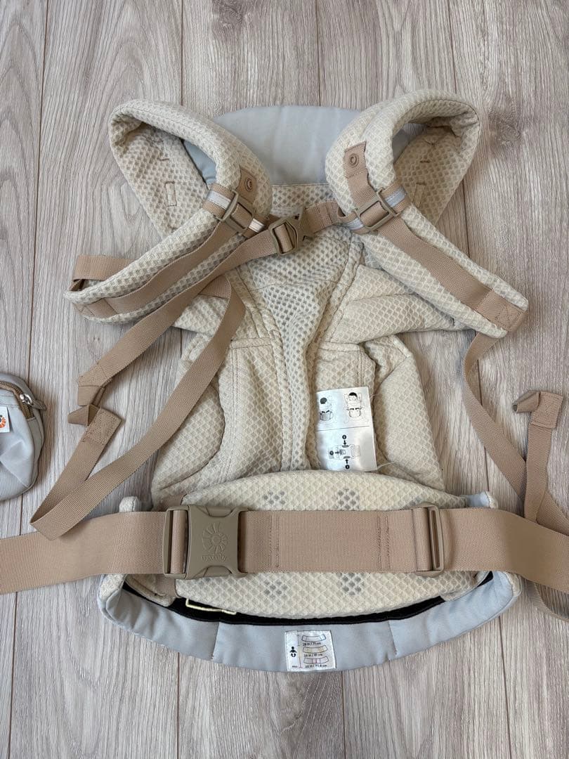 エルゴベビー 抱っこ紐 メッシュ ベージュ オムニブリーズ