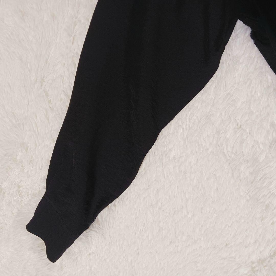 極美品★LIDNM 長袖シャツ ウェスタンシャツ シルク混 完売品 ブラック