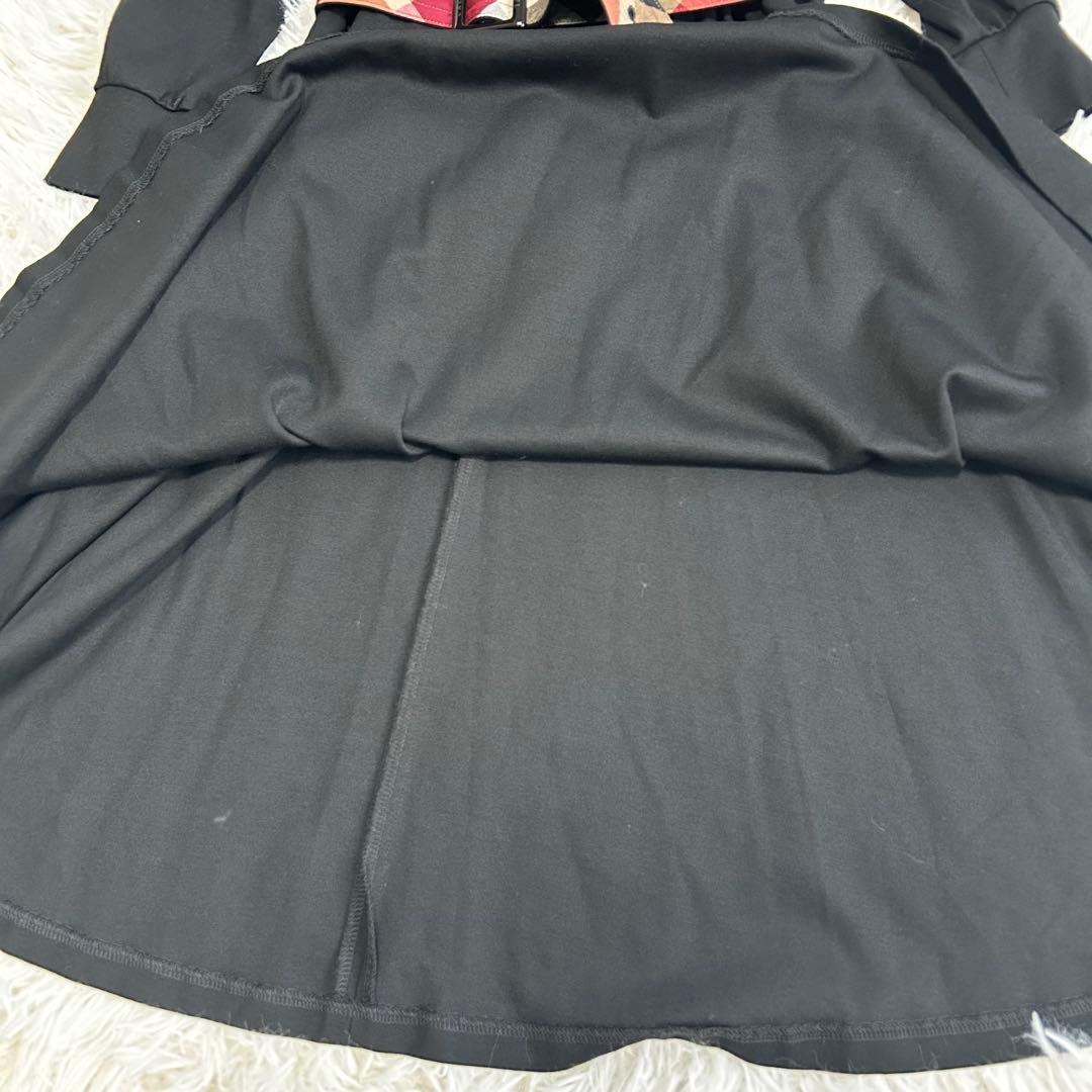 【極美品】ブルーレーベル クレストブリッジ ベルト付き フレアワンピース