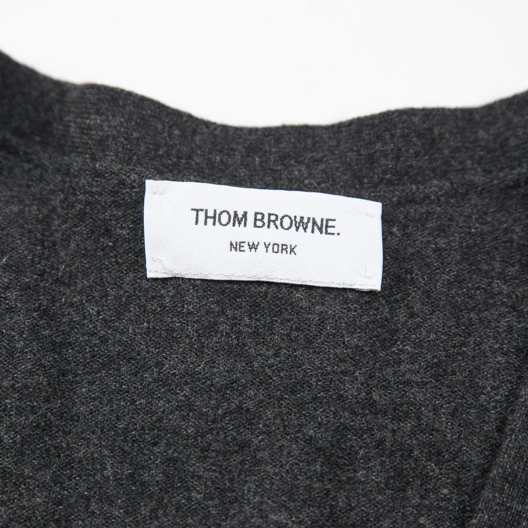 美品 THOM BROWNE クラシック カシミヤ 4BAR カーディガン 42