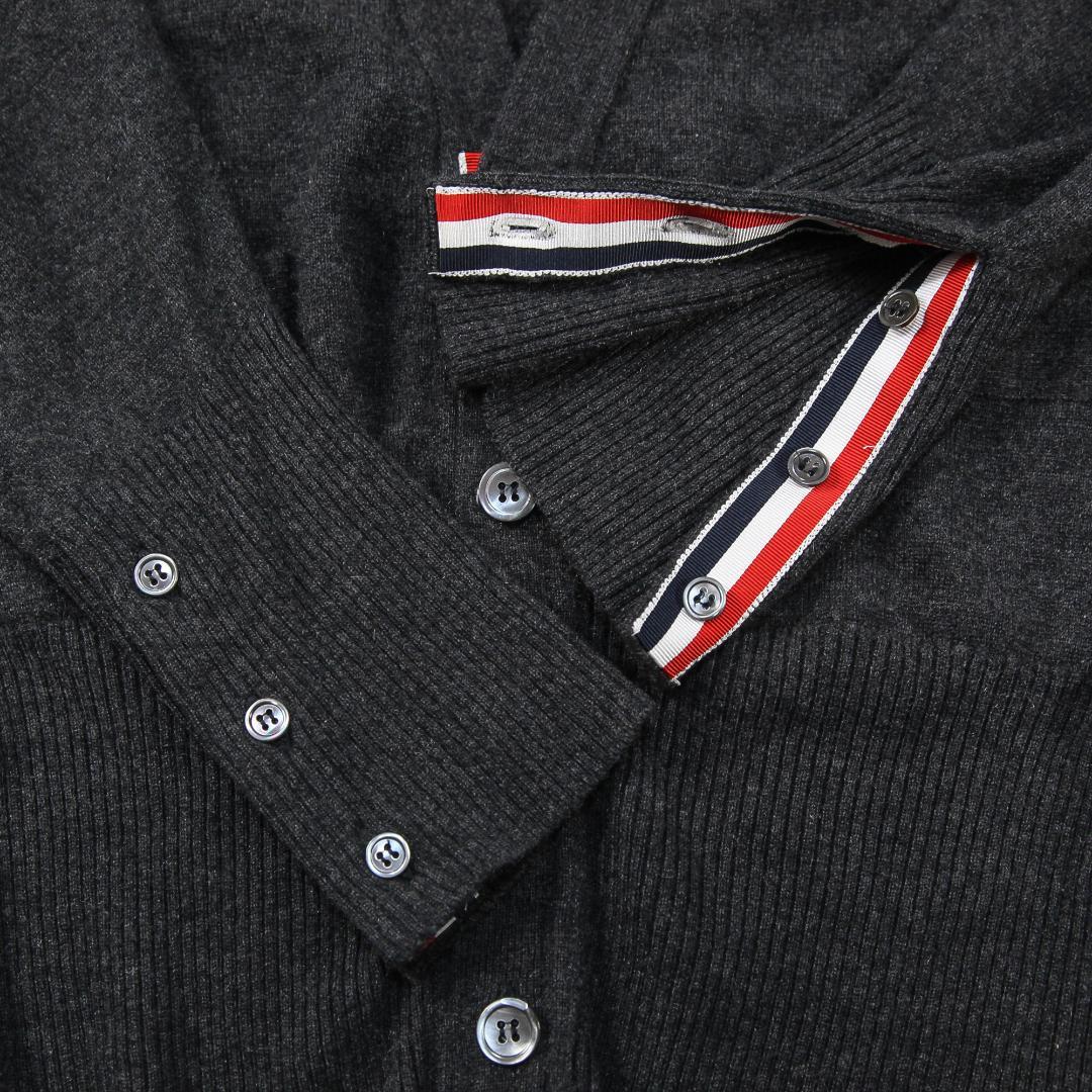 美品 THOM BROWNE クラシック カシミヤ 4BAR カーディガン 42