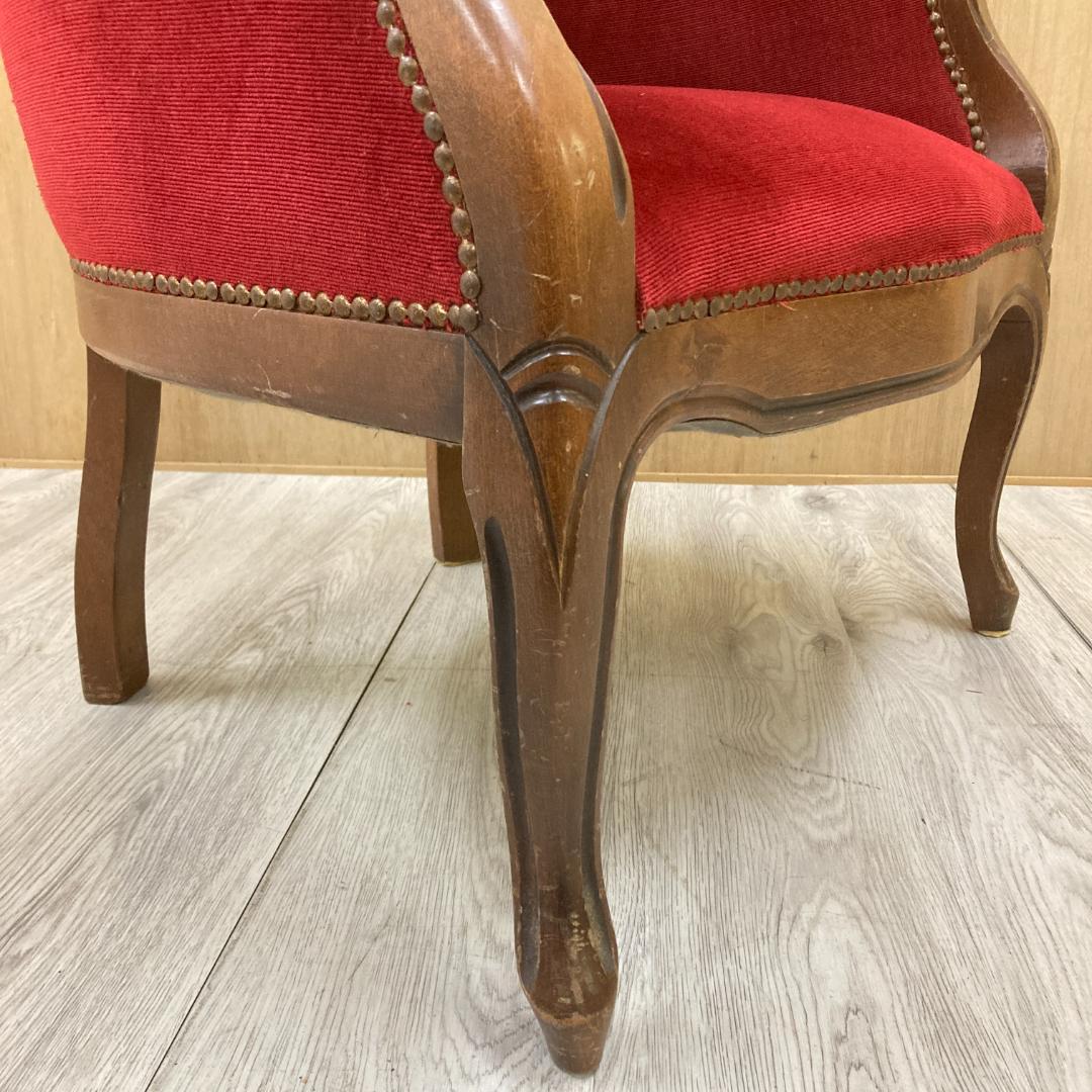 猫脚　クラシック　一人掛けソファ　椅子　アームチェア