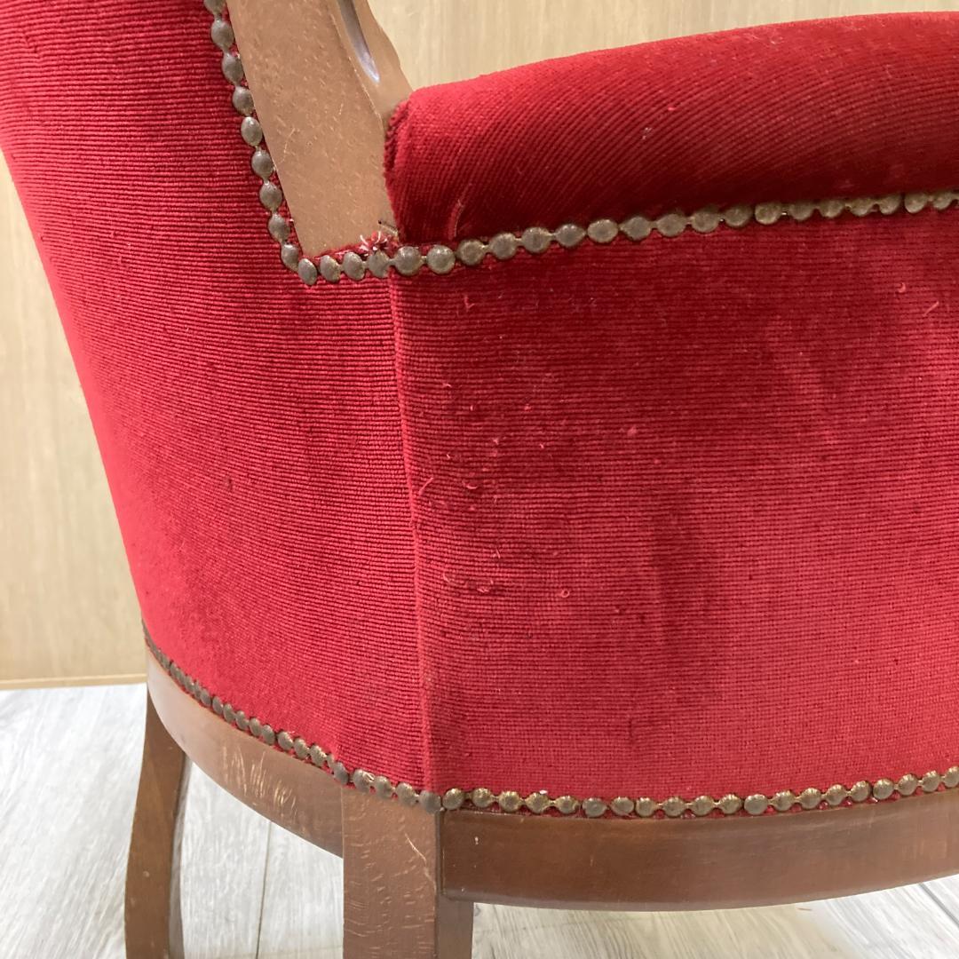 猫脚　クラシック　一人掛けソファ　椅子　アームチェア