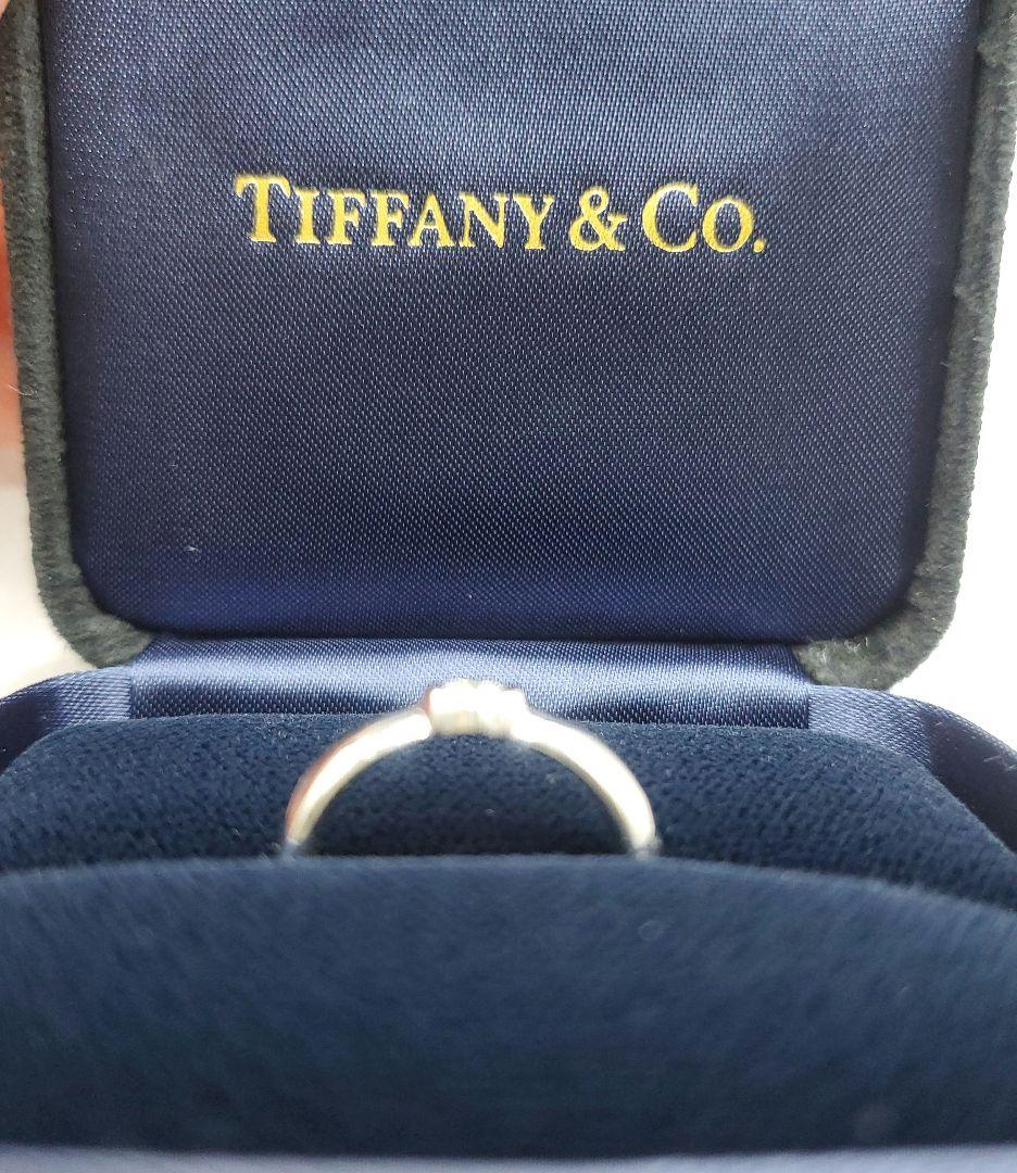 ティファニー TIFFANY&Co. ドッツ Pt950　鑑定書付き　10.5号